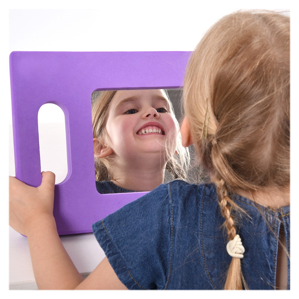 Oglinda acrilica mare cu manere, TickiT