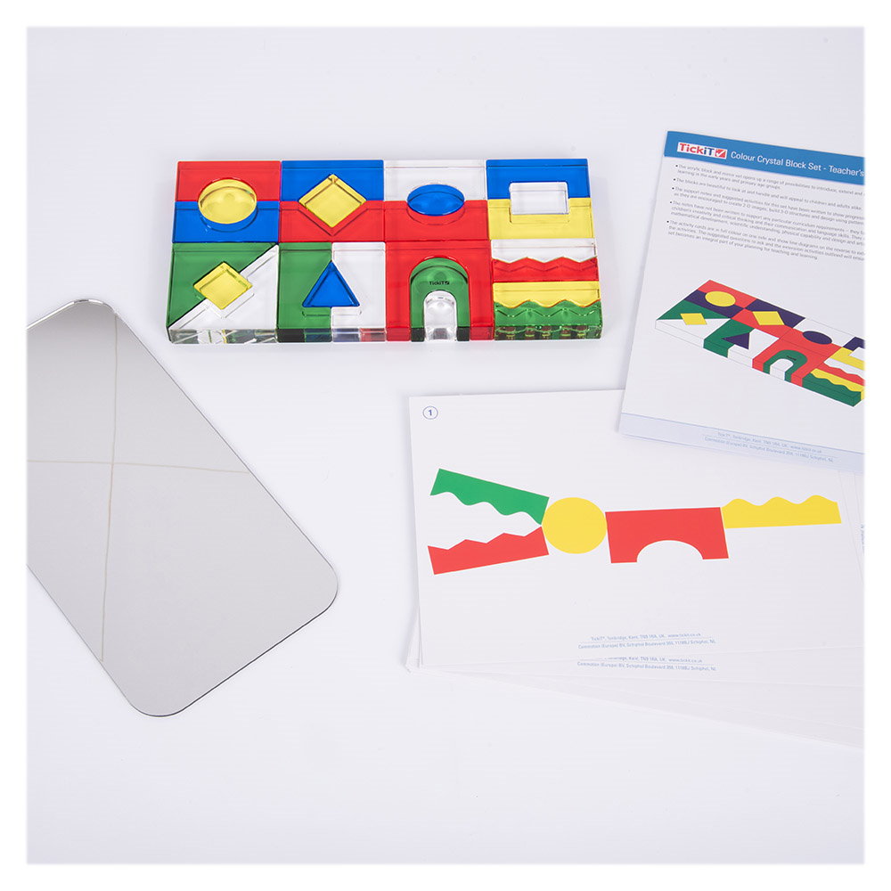 Colour Crystal, blocuri translucide cu fise de lucru