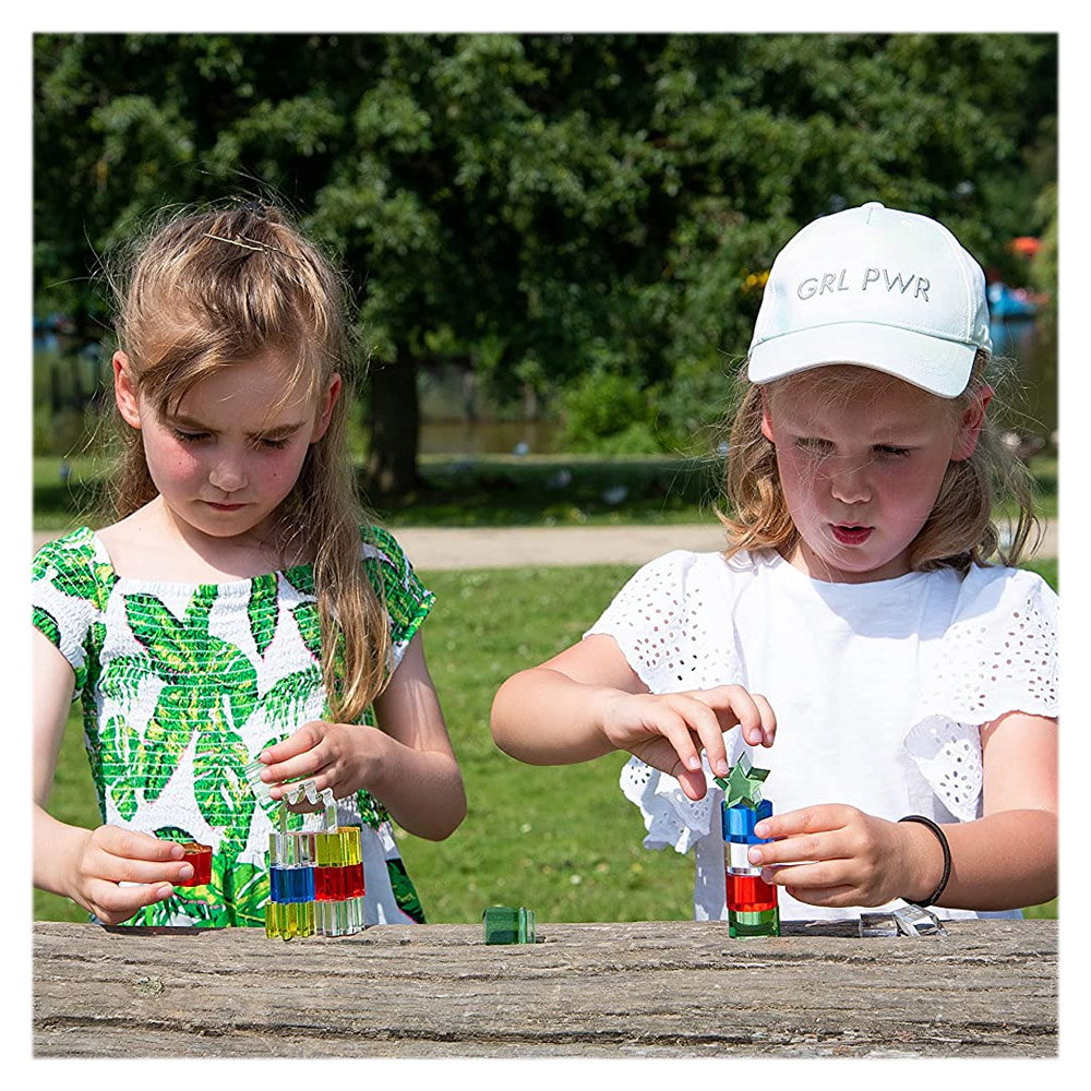 Cristale colorate transparente, set 30 de piese, TickiT