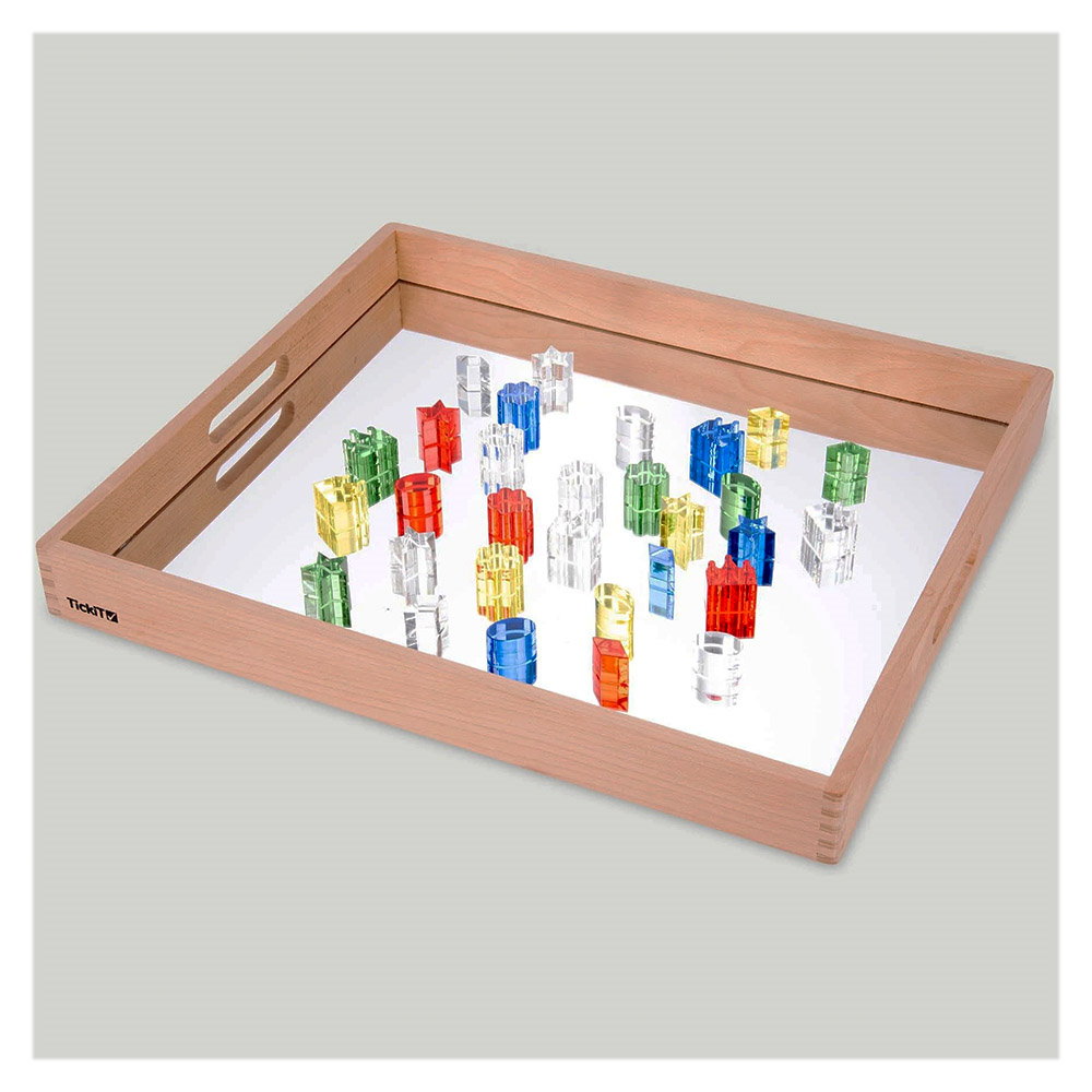 Cristale colorate transparente, set 30 de piese, TickiT