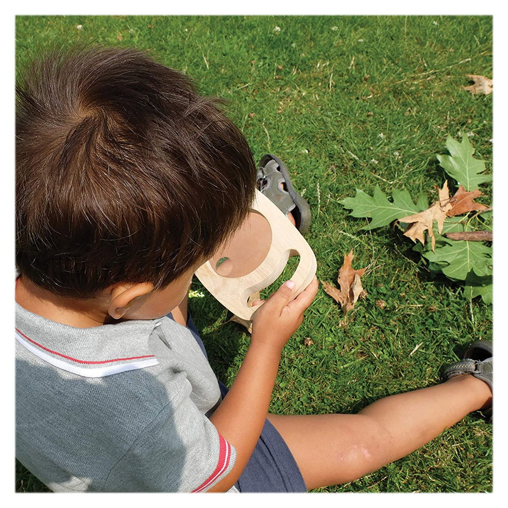 Lupa jumbo cu manere din lemn, TickiT