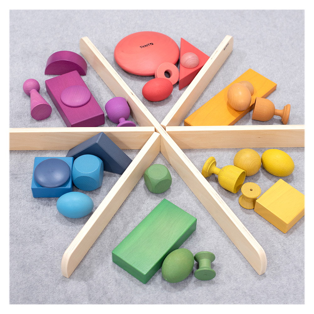 Separatoare din lemn, 3 bucati, TickiT