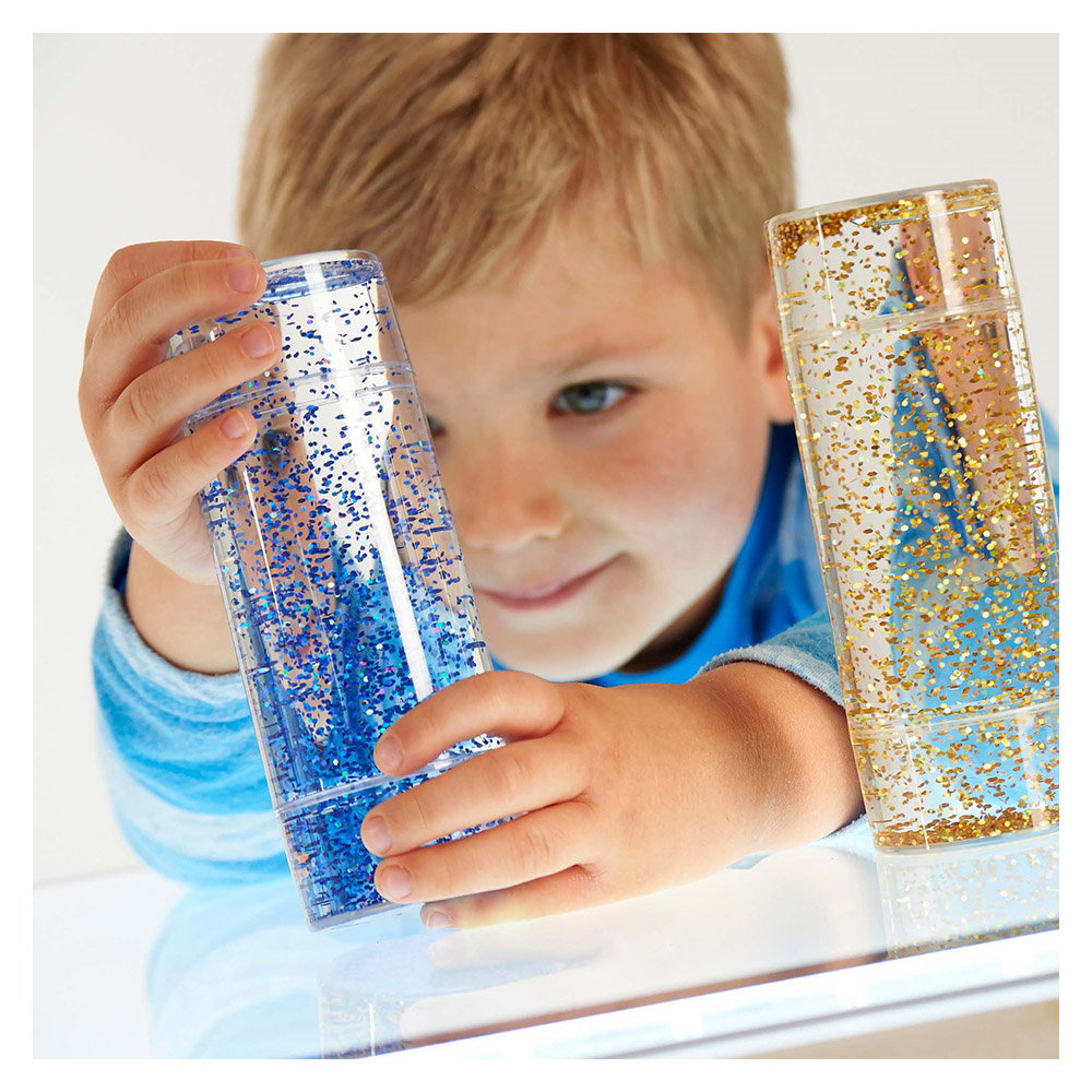 Tuburi senzoriale cu sclipici, TickiT