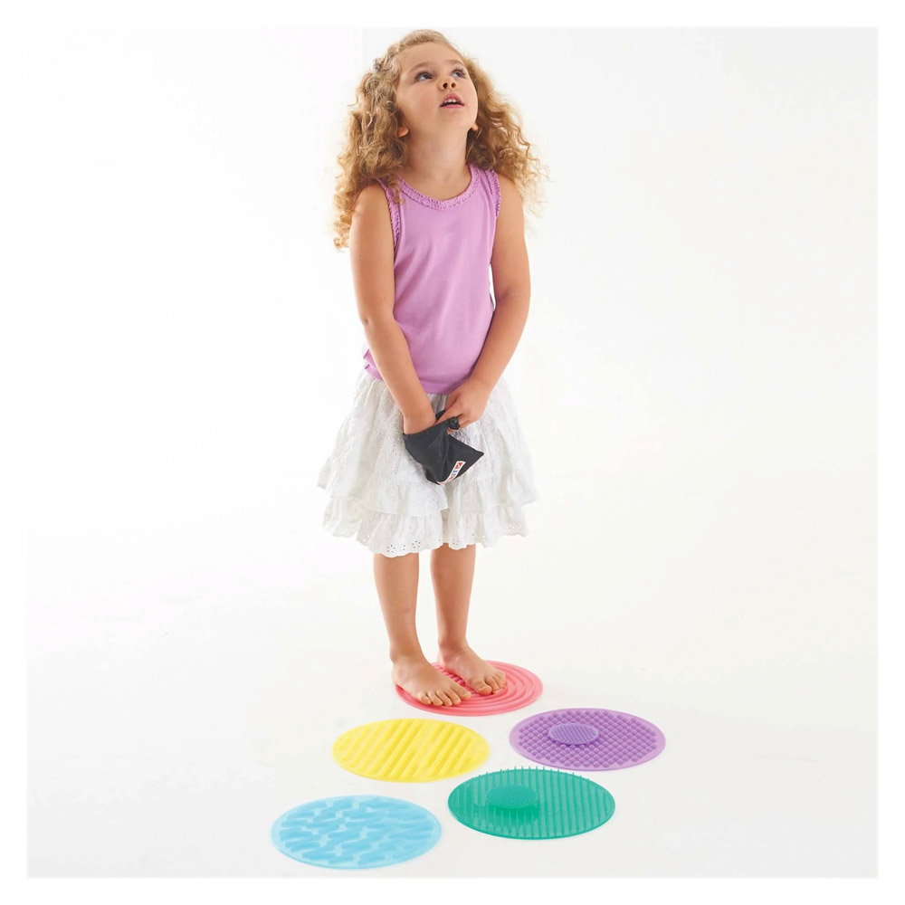 Set 10 discuri senzoriale texturate, TickiT