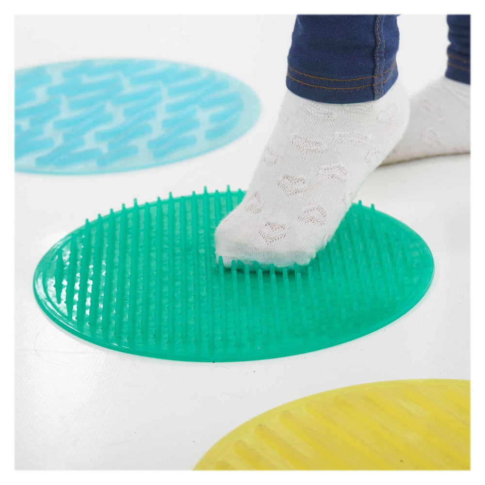 Set 10 discuri senzoriale texturate, TickiT