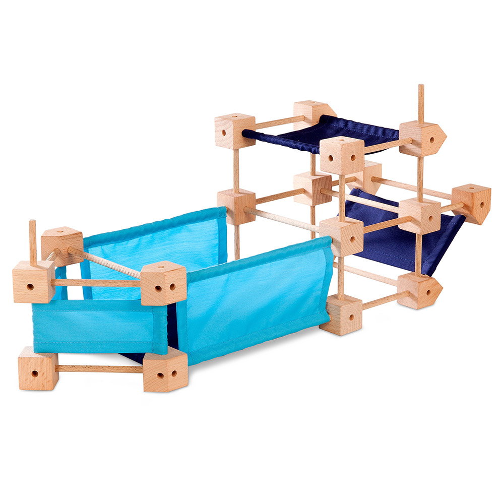 MINI Trigonos Start Plus, set de constructie, 85 piese