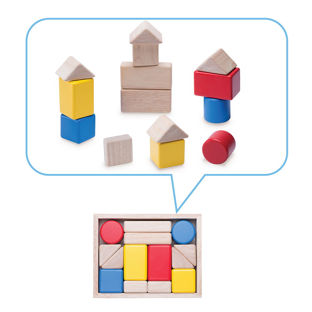 First Sound Blocks, cuburi din lemn cu sunete, Wonderworld