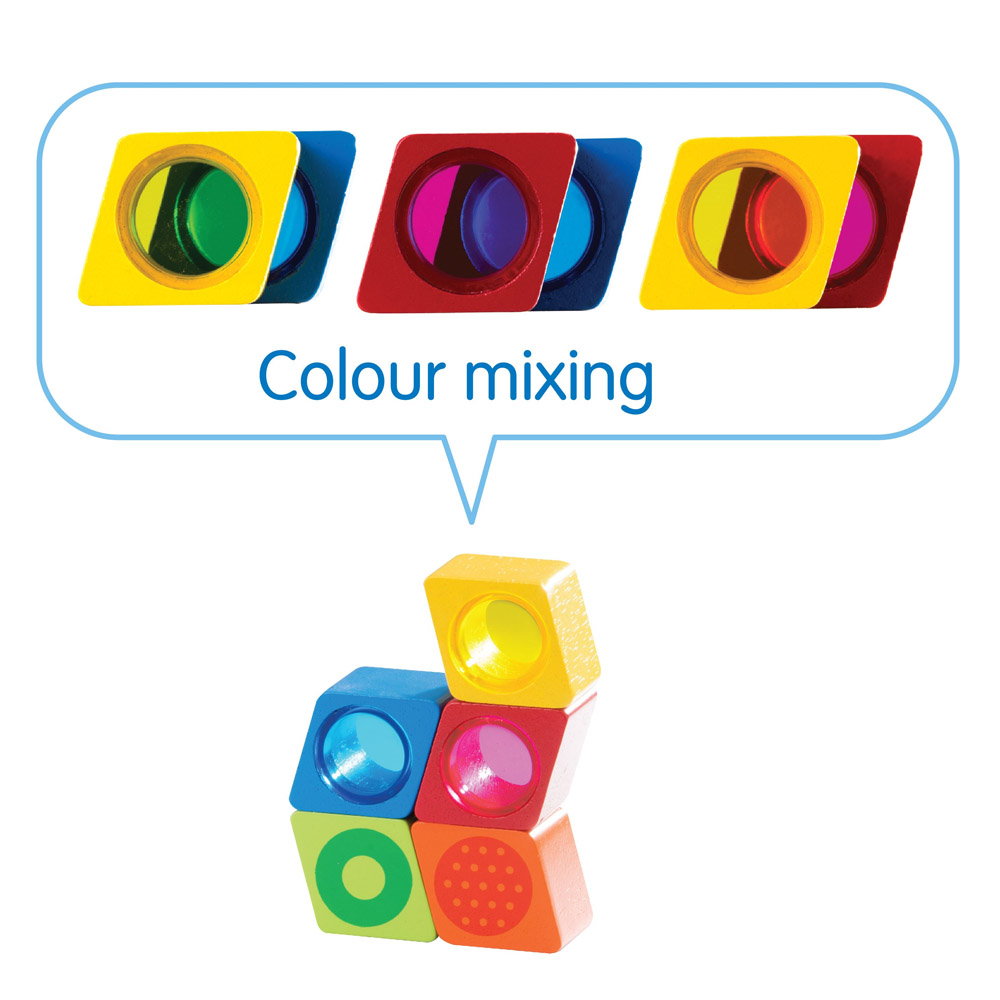 Cuburi senzoriale din lemn, Wonderworld