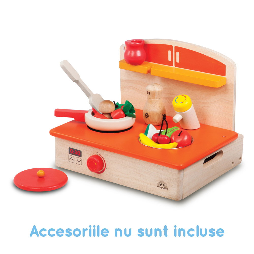 Aragaz din lemn cu accesorii, Wonderworld