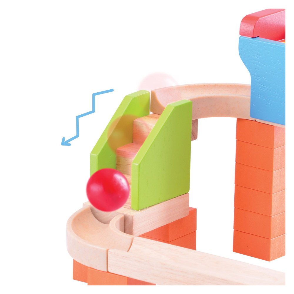 Traseu cu bile din lemn Flipper, Wonderworld