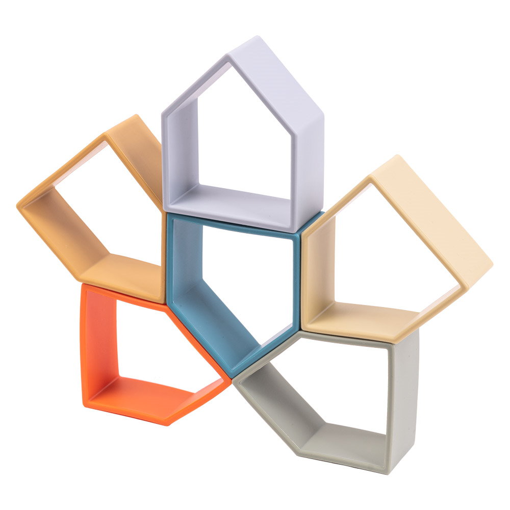 Set senzorial openended cu 12 piese, nature, Dena Toys