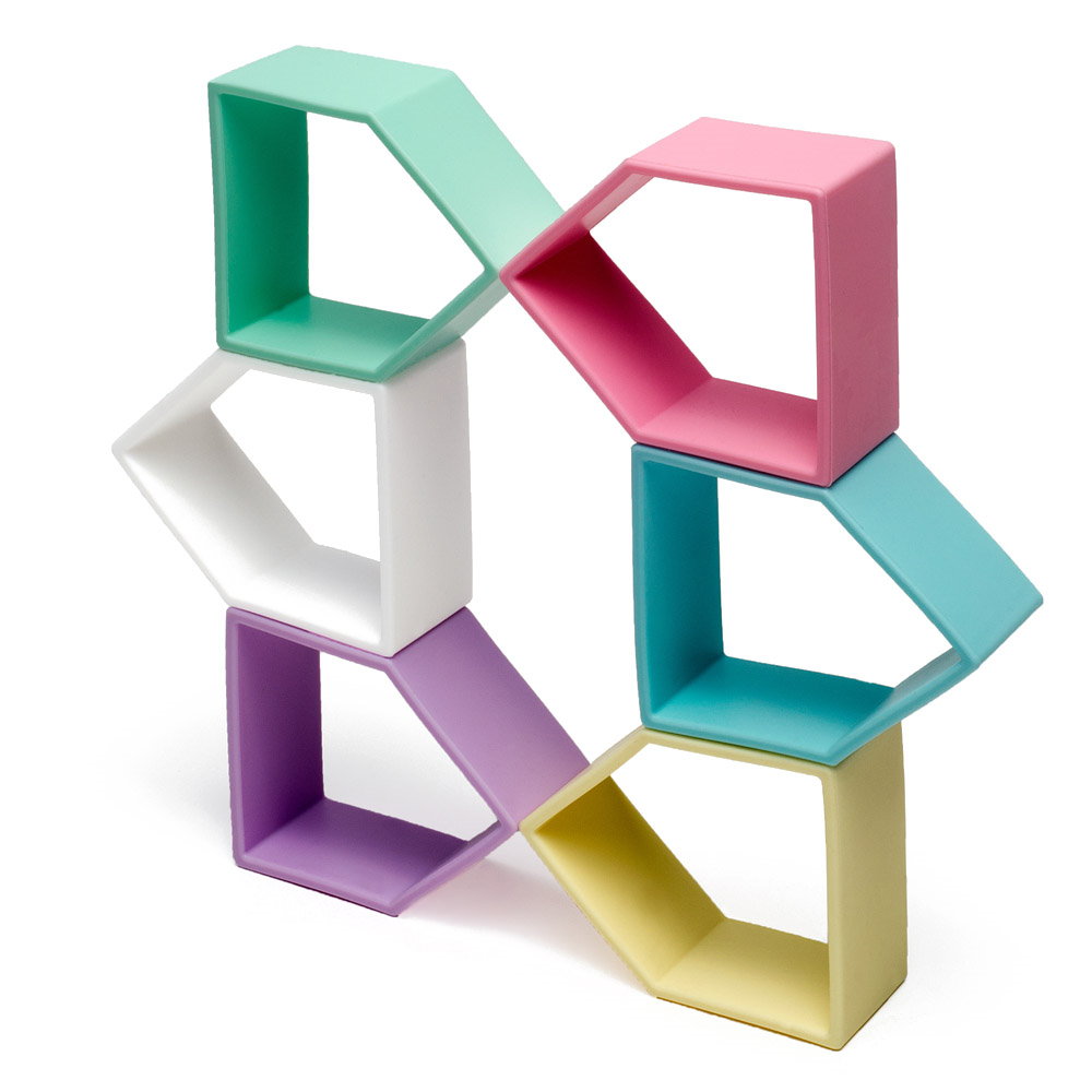 Set senzorial openended cu 12 piese, nordic, Dena Toys