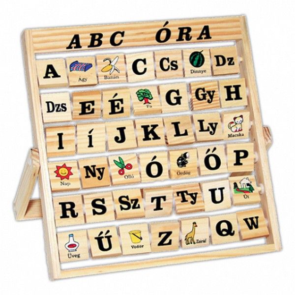 ABC óra, játszva tanuljuk a betűket