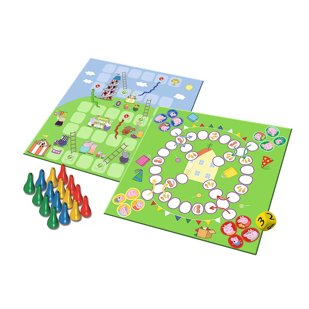 Joc peppa pig 2in1 ludo si serpisori scari