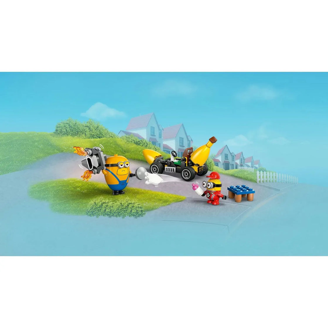 Lego despicable me4 minionii si masina banana 75580