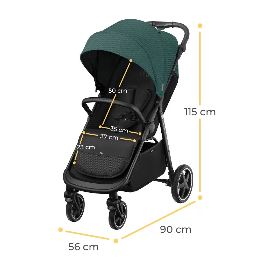 Carucior sport kinderkraft route, emerald green