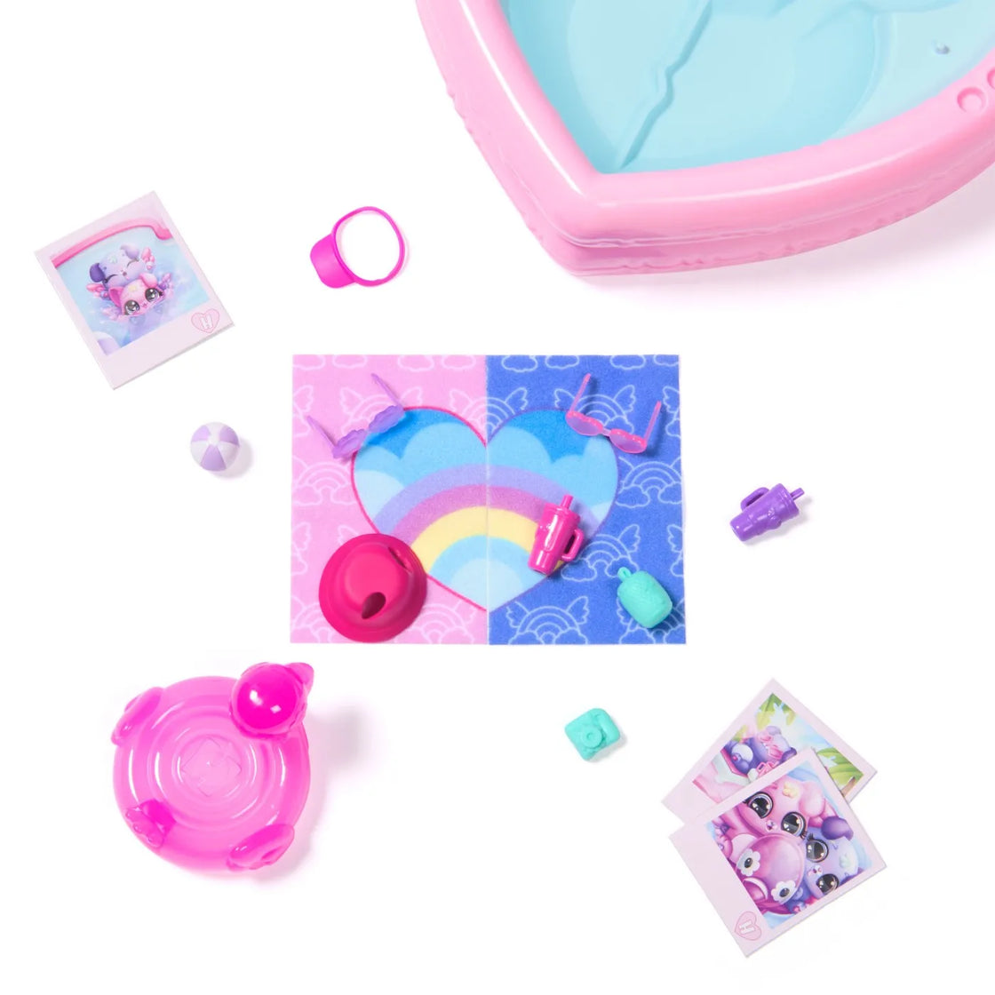 Hatchimals alive neon rainbow set petrecere la piscina