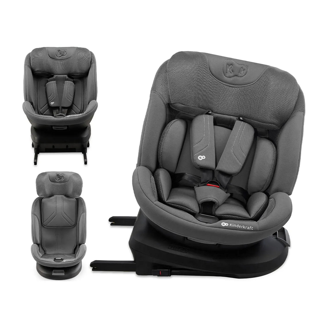 Scaun auto kinderkraft xpedition 3 i-size 40-150 cm, grey
