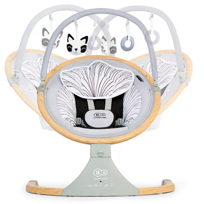Leagan electric 2 in 1 kinderkraft lumi, grey