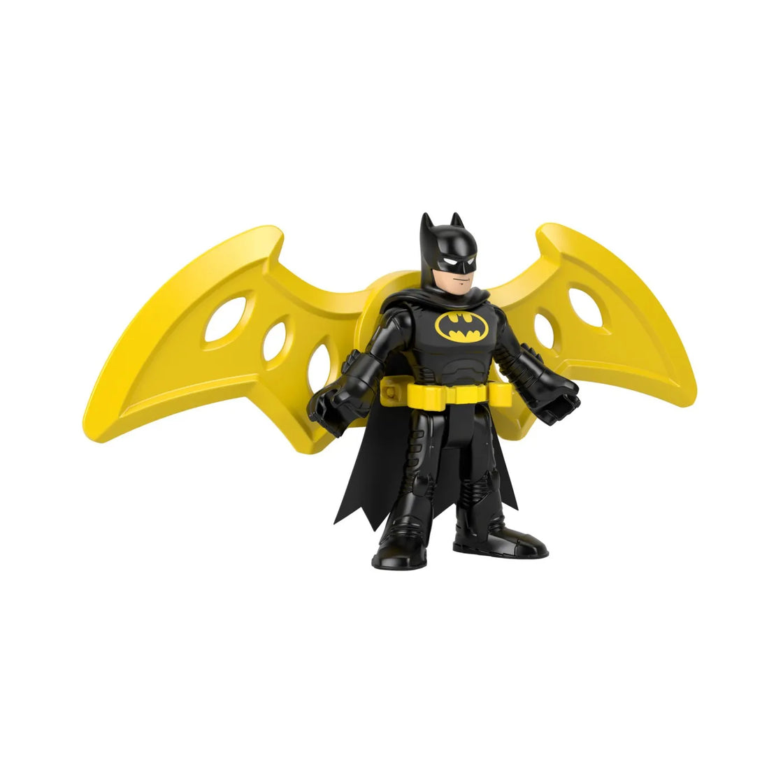 Fisher price imaginext dc super friends set figurina batman si costum exo cu lumini si sunete