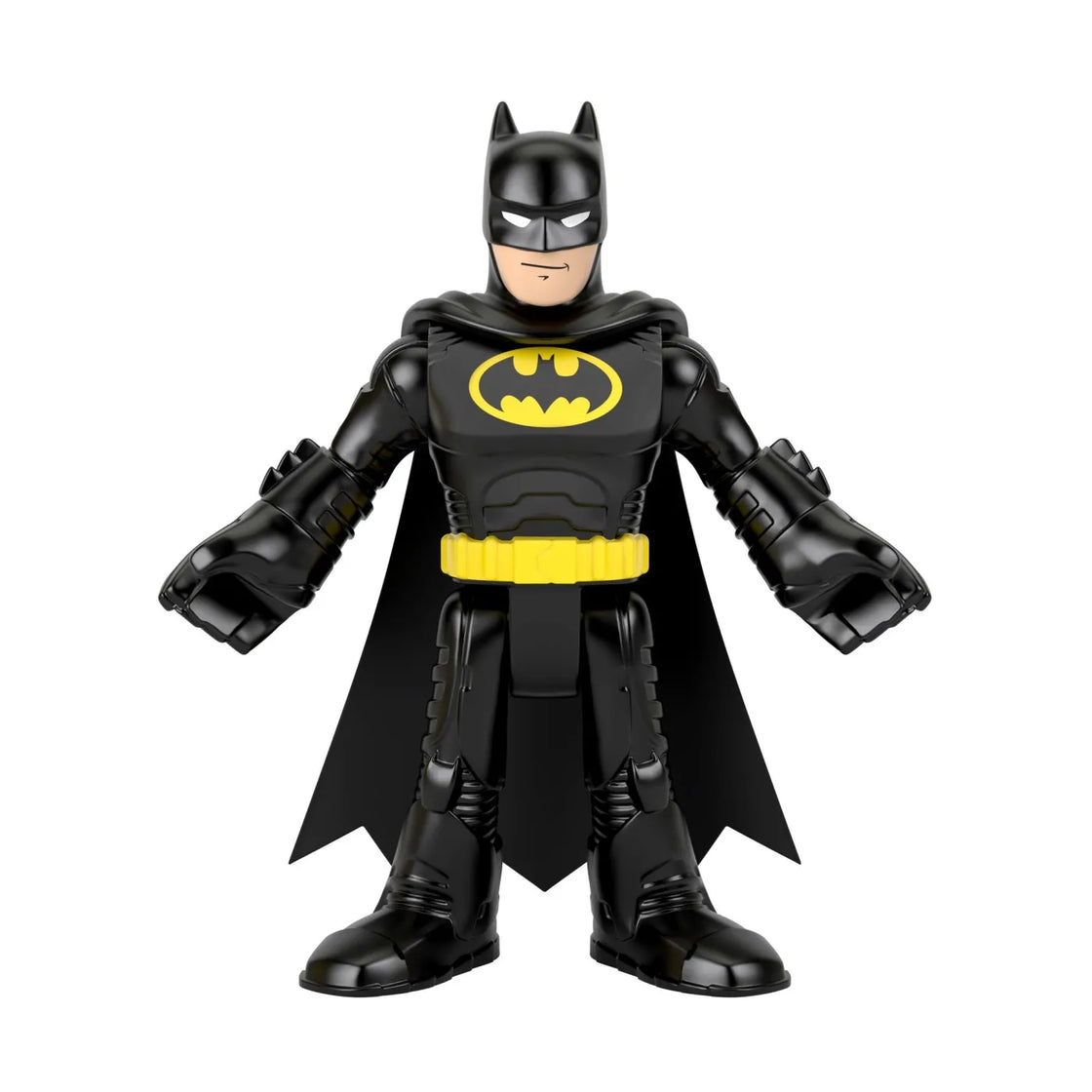 Fisher price imaginext dc super friends set figurina batman si costum exo cu lumini si sunete