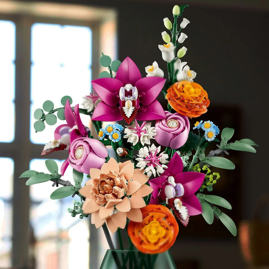 Lego botanicals buchet de flori roz 10342
