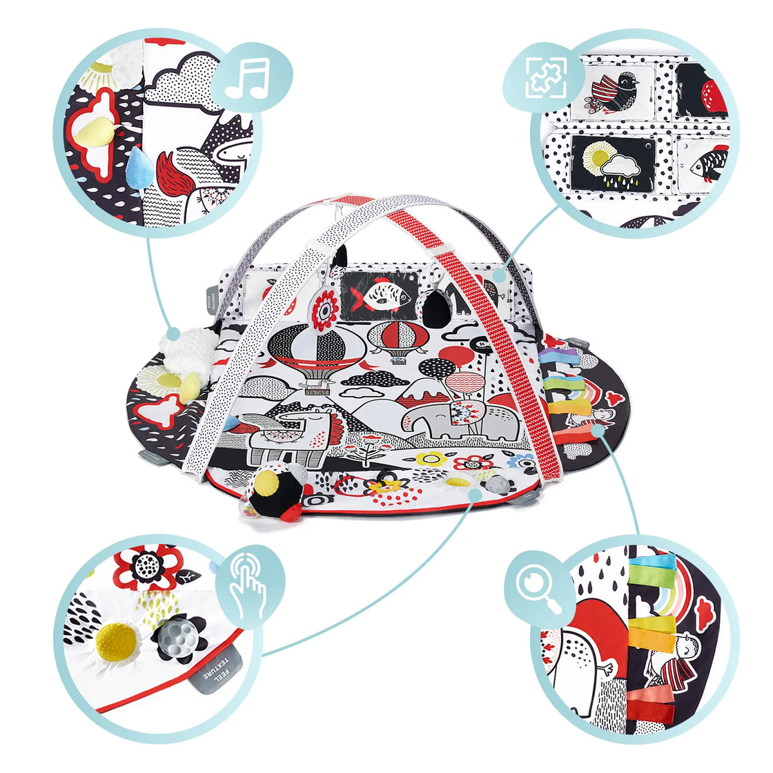 Saltea de joaca educationala kinderkraft 4smart