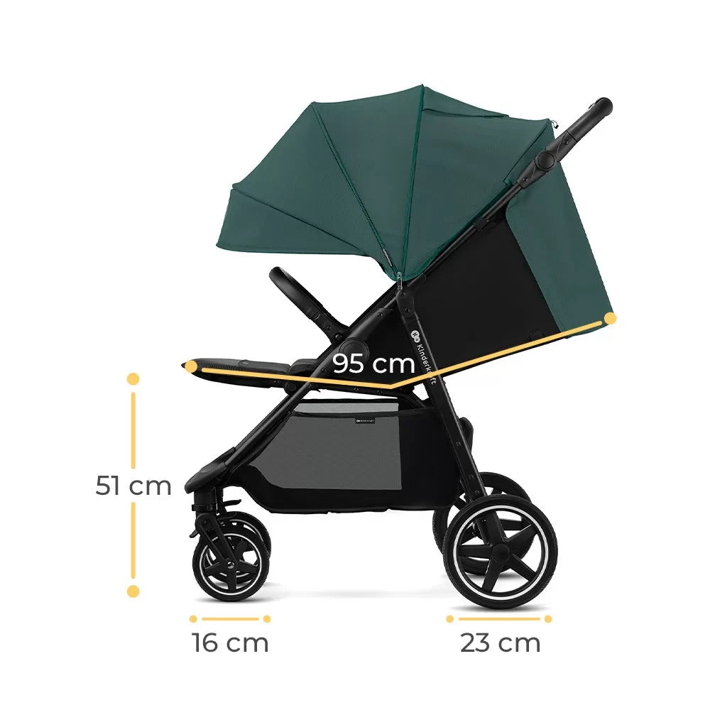 Carucior sport kinderkraft route, emerald green