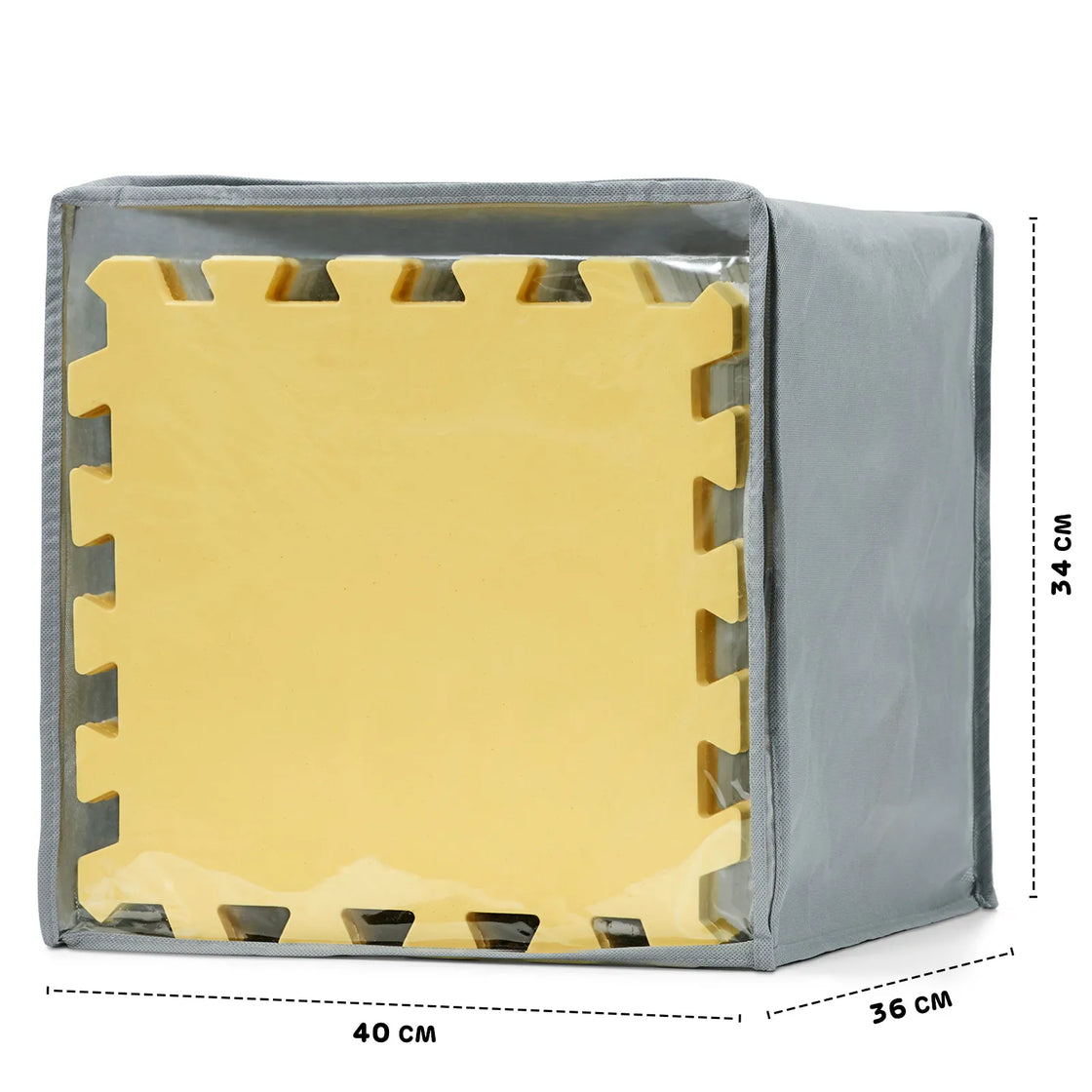 Saltea de joaca kinderkraft luno, spuma, yellow