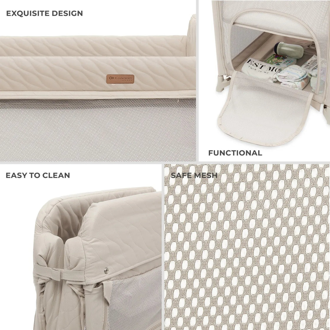 Patut de calatorie kinderkraft moon dream, beige