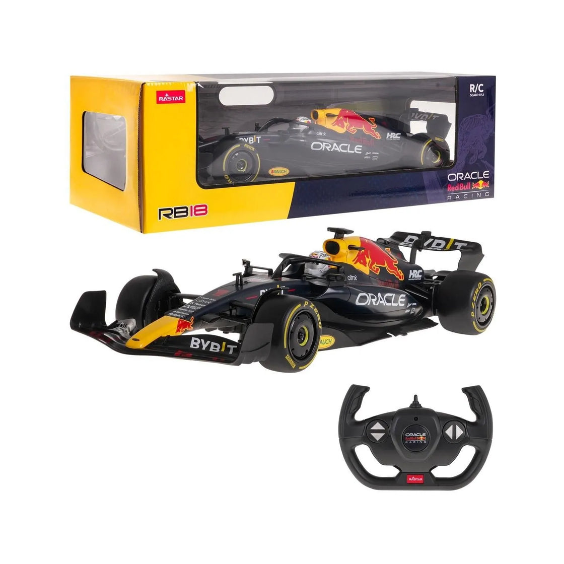 Masina cu telecomanda oracle red bull racing rb18 scara 1 la 12
