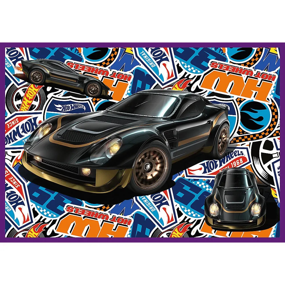 Puzzle trefl 4x250 hot wheels masini de curse