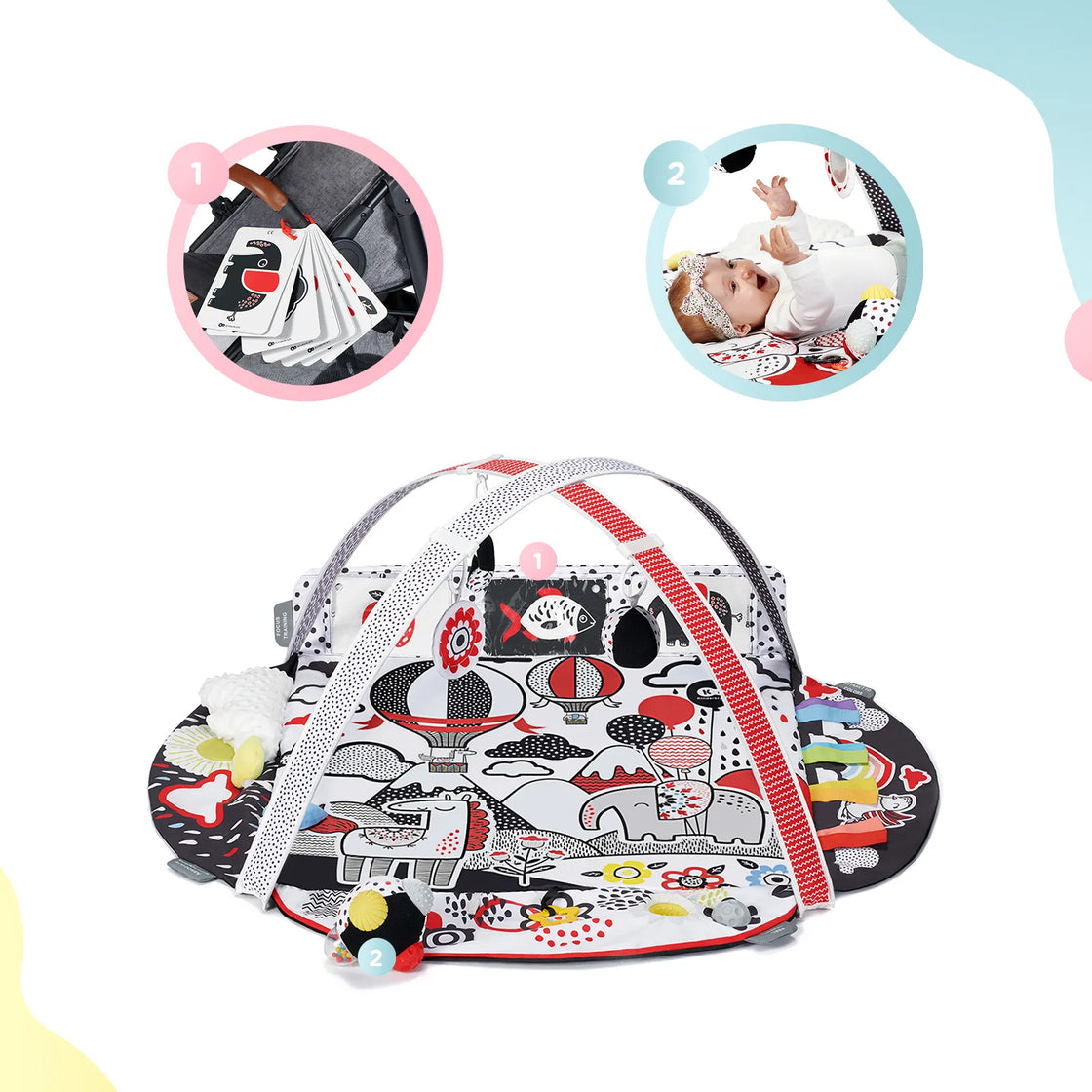 Saltea de joaca educationala kinderkraft 4smart