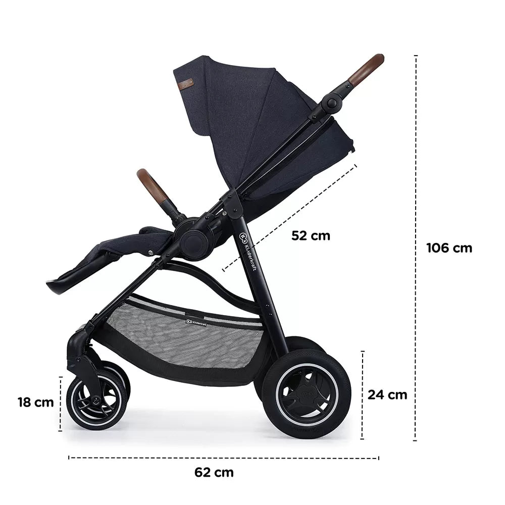 Carucior kinderkraft all road, imperial blue