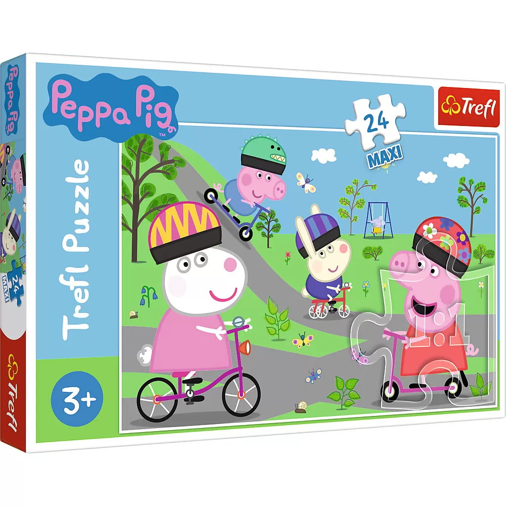 Puzzle trefl 24 maxi purcelusa peppa pig