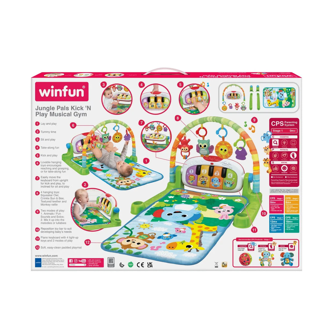 Winfun centru de activitati muzical prietenii din jungla