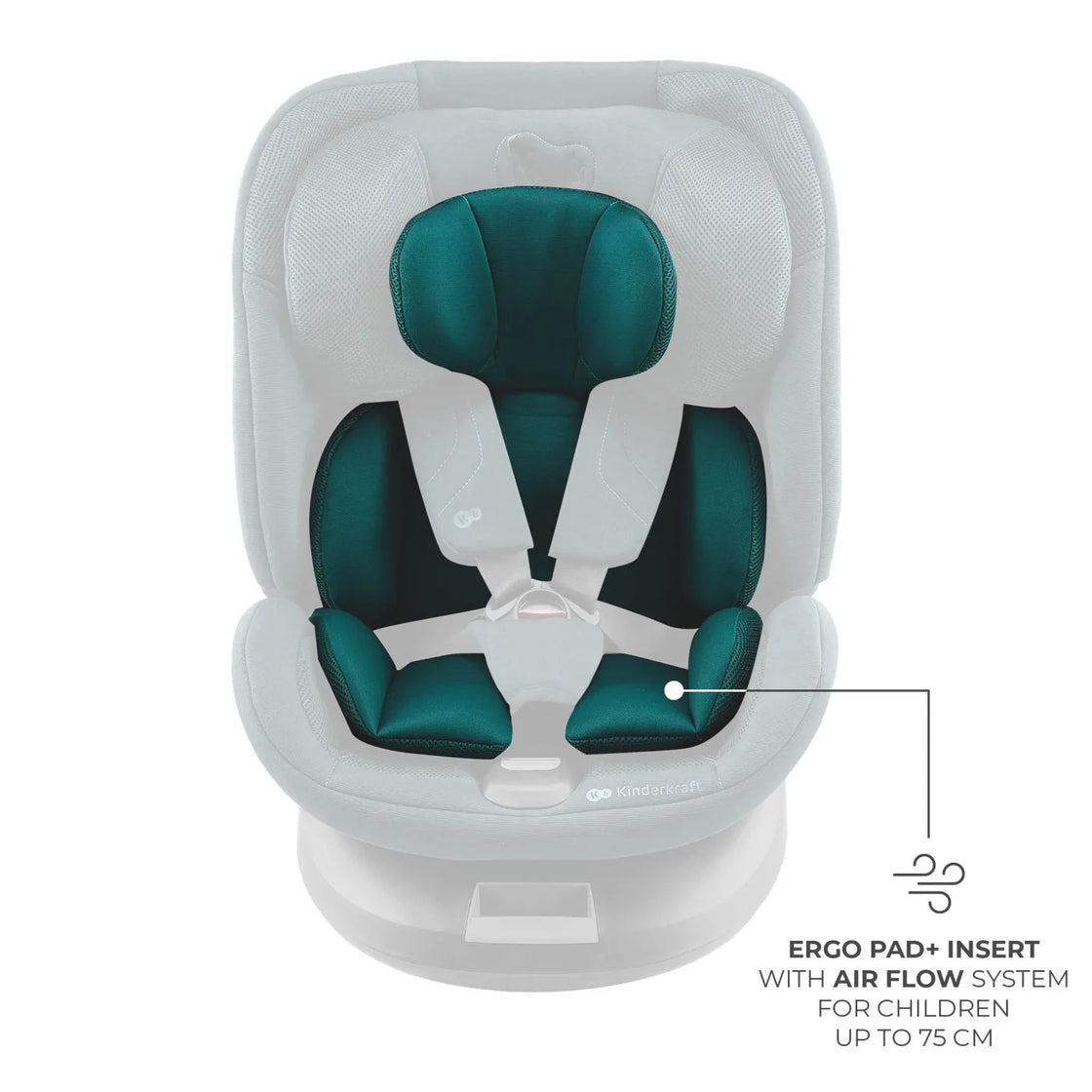 Scaun auto kinderkraft xpedition 3 i-size 40-150 cm, green