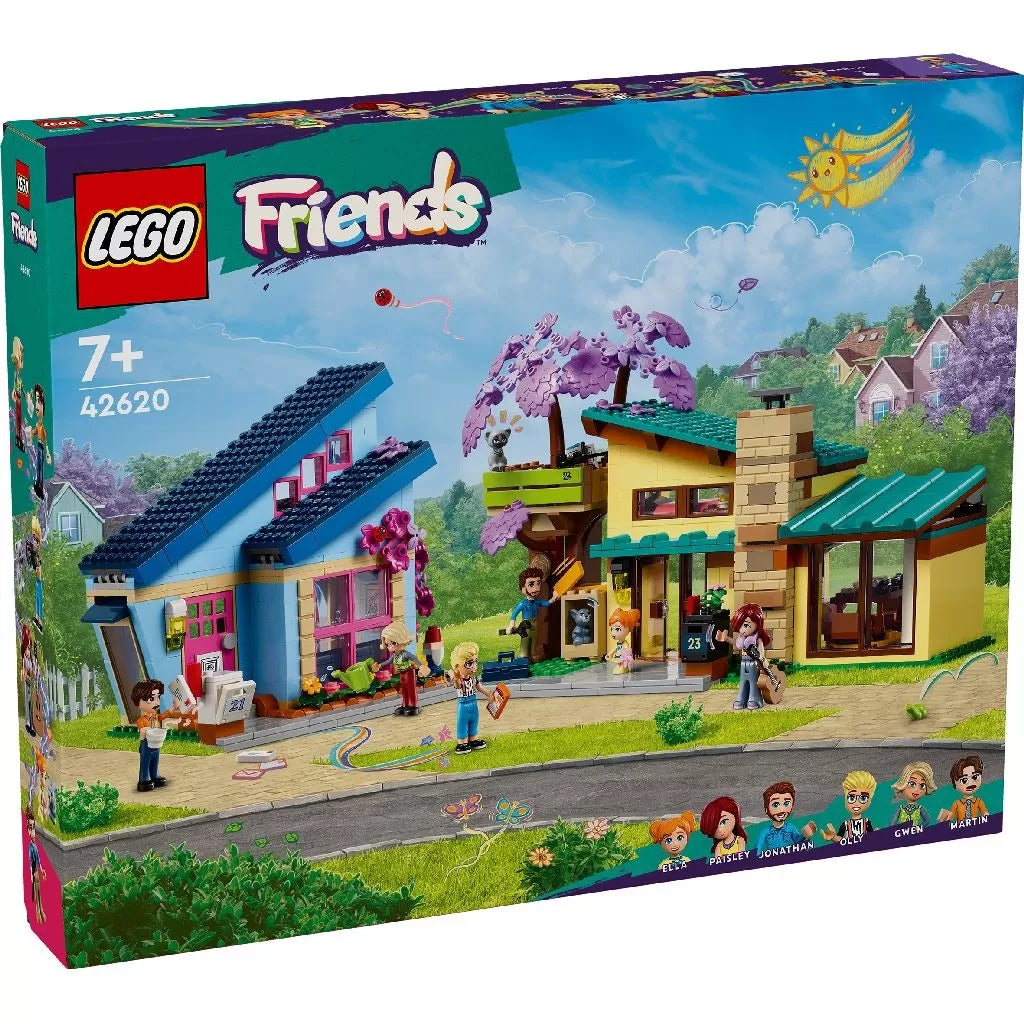 Lego friends casele familiale ale lui olly si paisley 42620