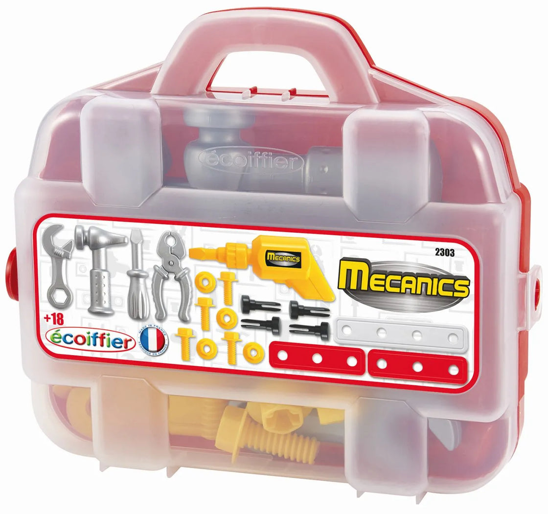 Ecoiffier set instrumente mecanic cu 20 piese