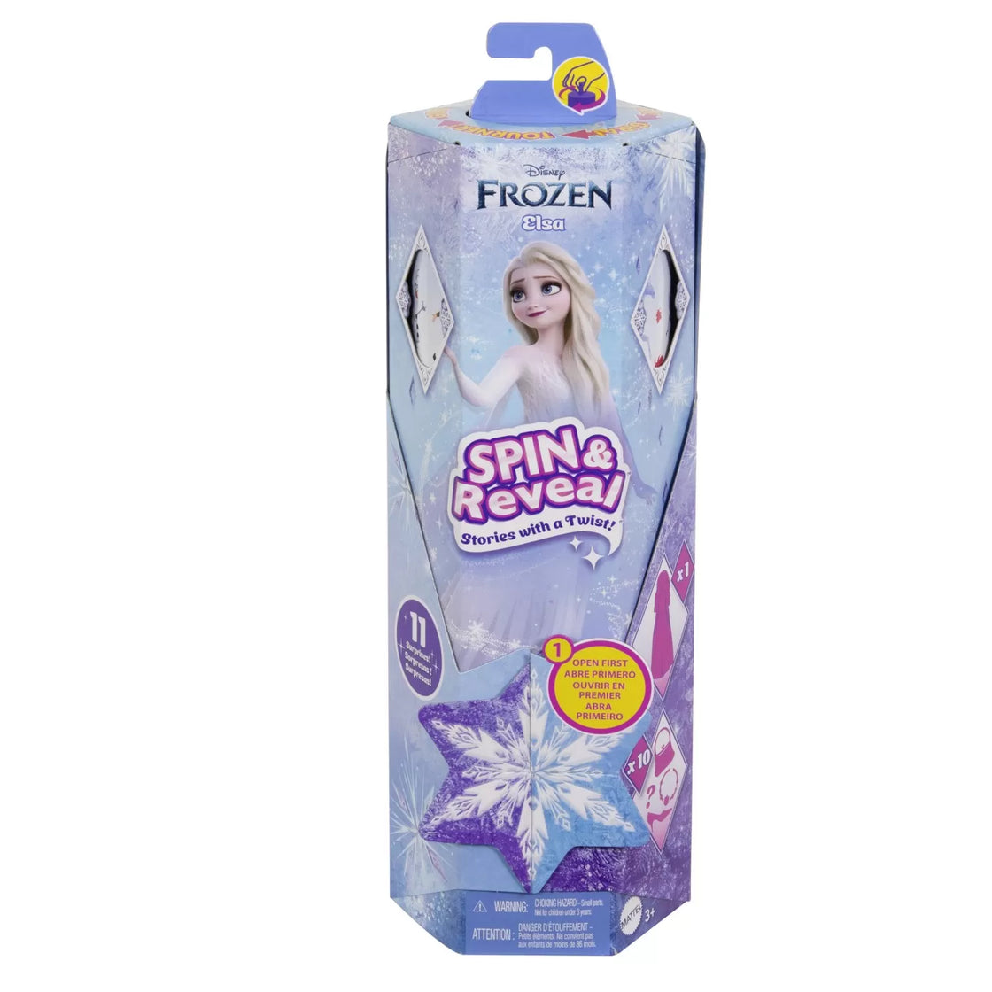 Disney frozen spin and reveal papusa elsa