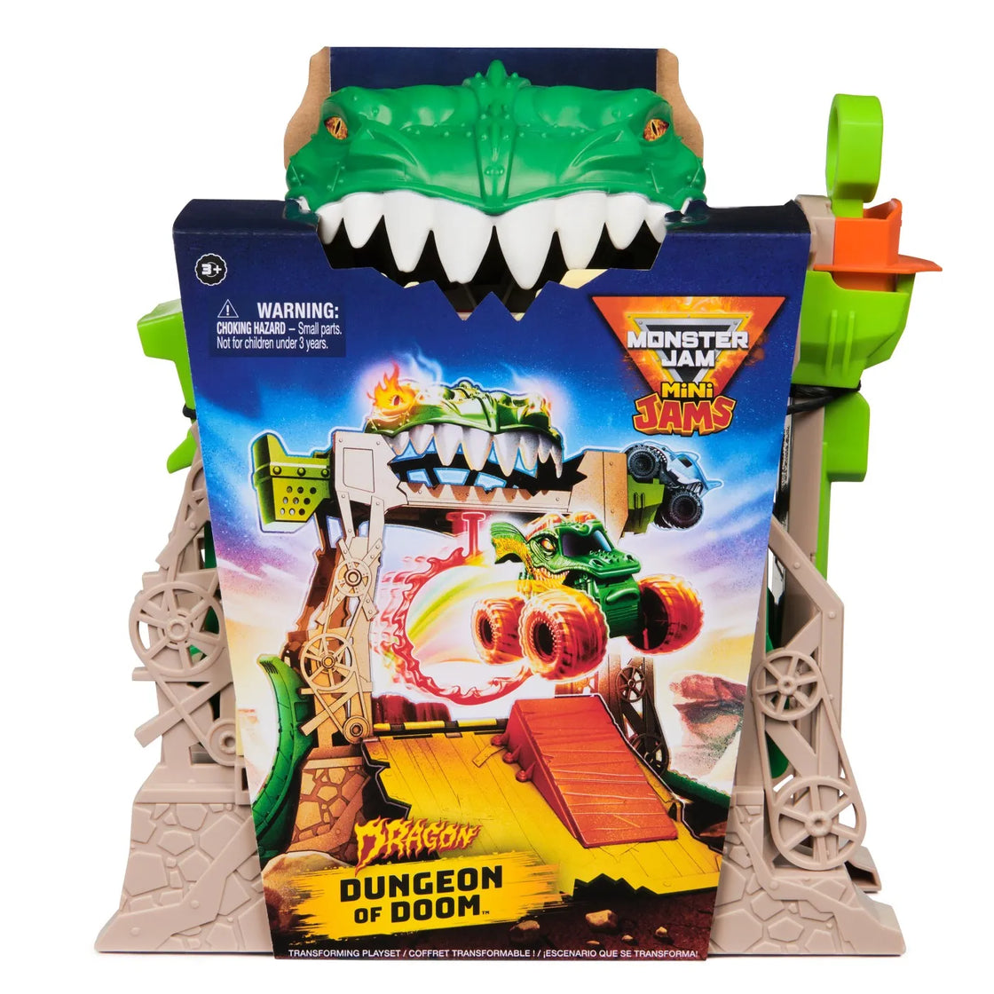 Monster jam set dragon dungeon of doom