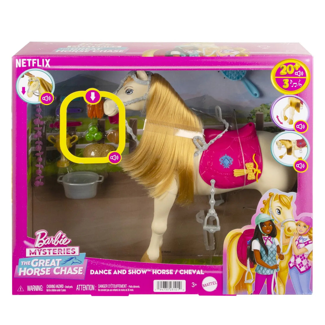Barbie mysteries calut cu sunete si accesorii