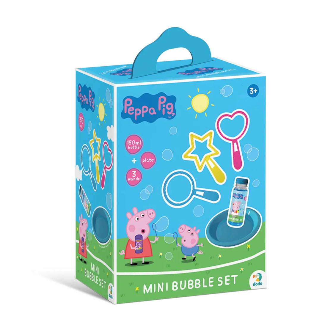 Peppa pig set mini de baloane de sapun 150 ml
