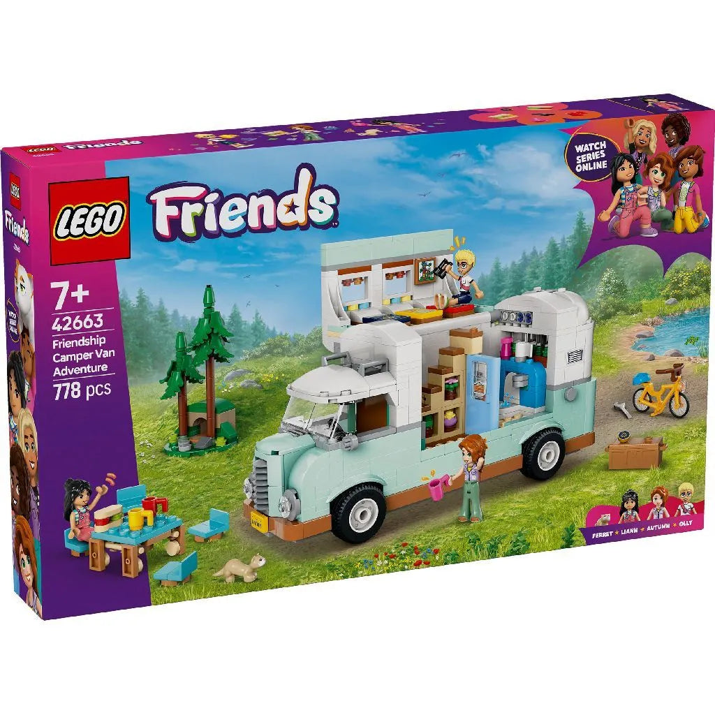 Lego friends aventura în rulota cu prietenii 42663