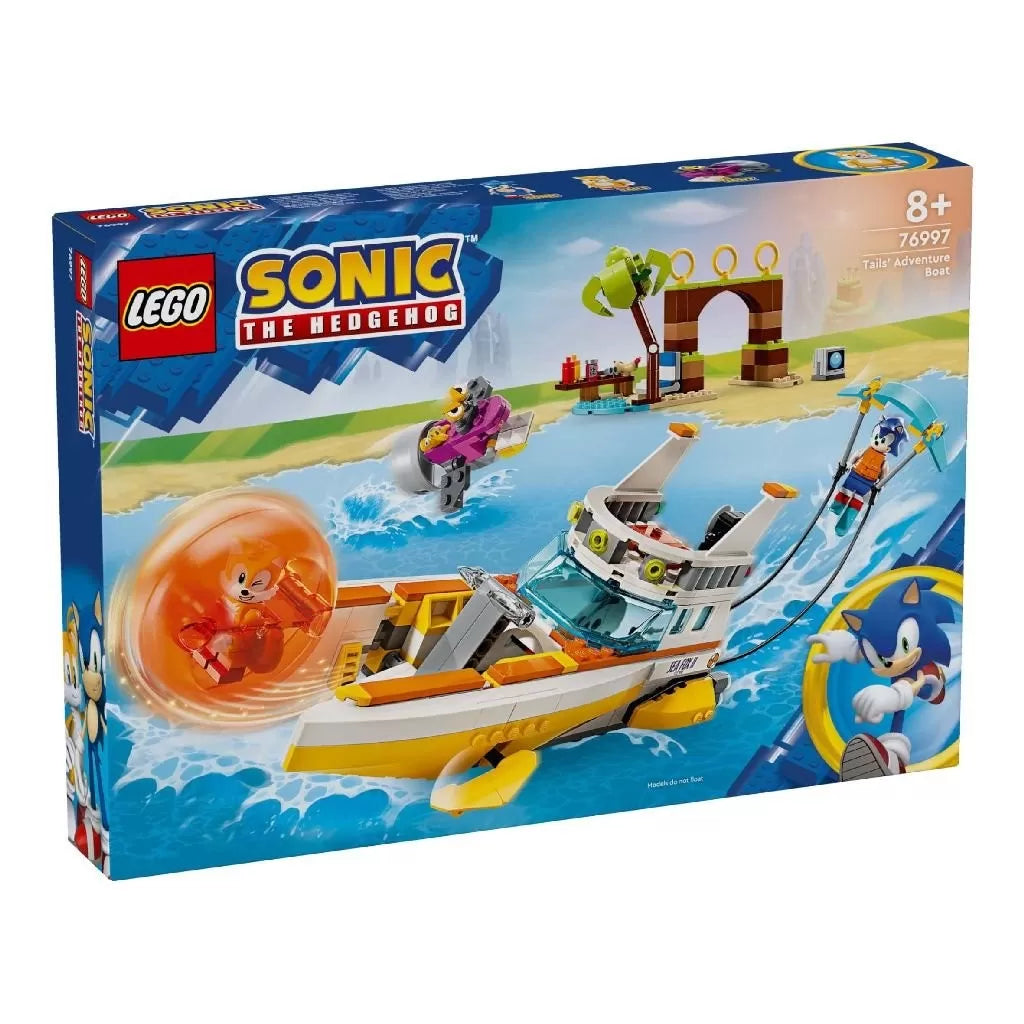 Lego sonic barca de aventuri a lui tails 76997
