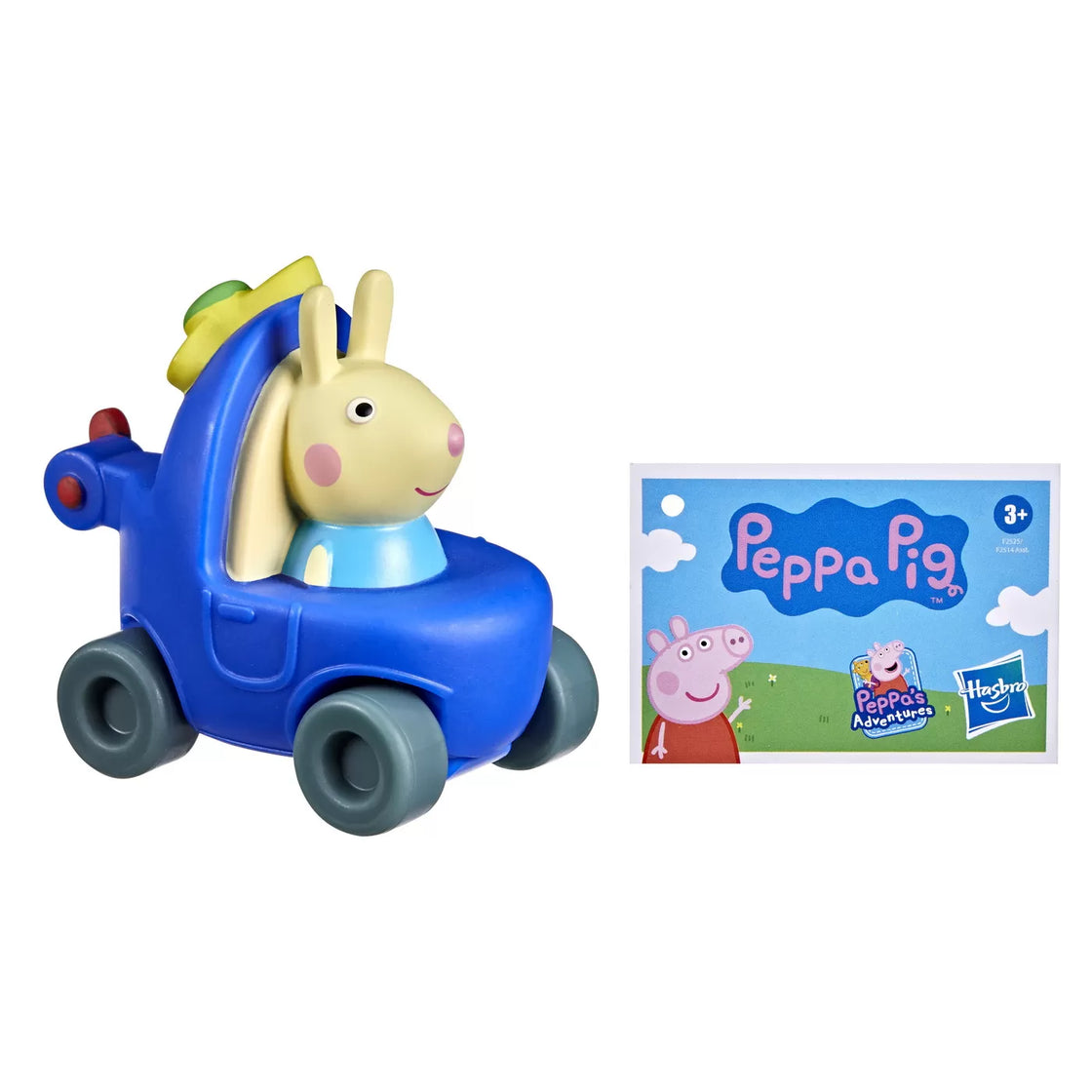 Peppa pig masinuta buggy si figurina iepurasul rebecca