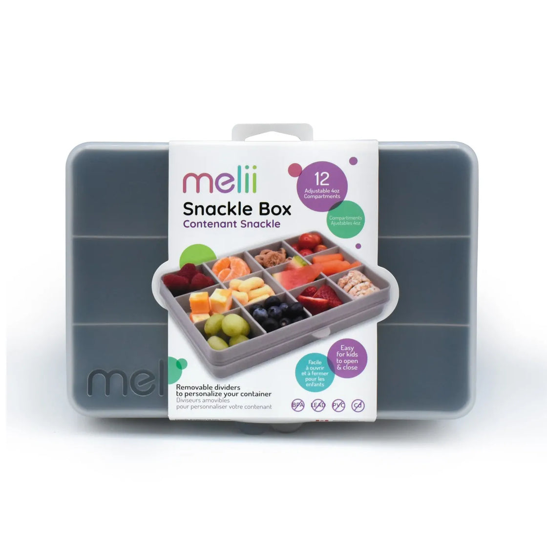 Cutie snack, melii, grey