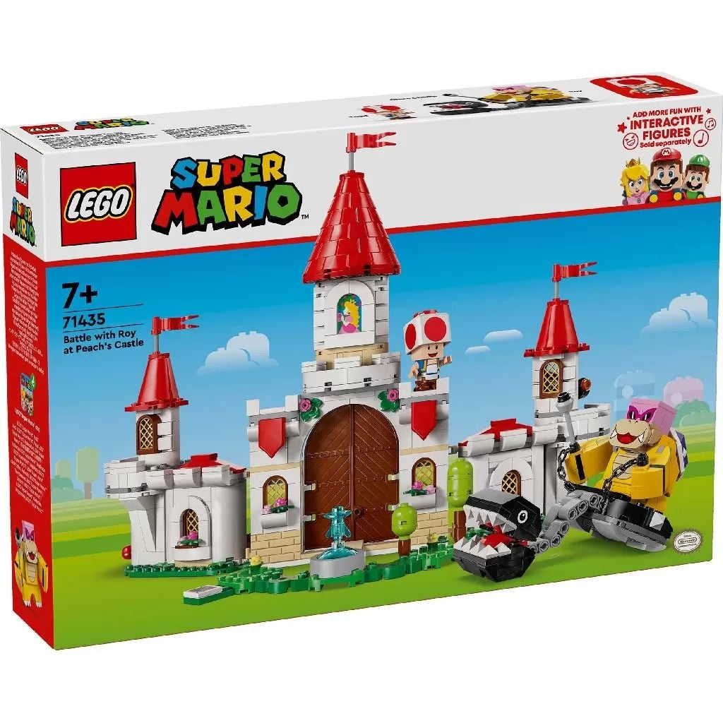 Lego super mario batalia cu roy la castelul lui peach 71435