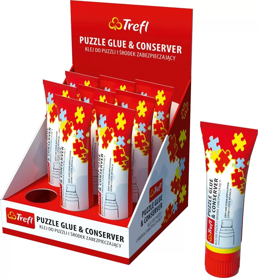 Lipici si protectie pentru puzzle