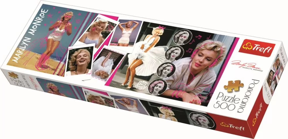 Puzzle trefl panorama 500 colaj marilyn monroe